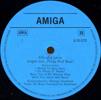 Ella* Und Louis* : Ella Und Louis Singen Aus „Porgy And Bess“ (LP, Comp, Mono, RE, Sma)