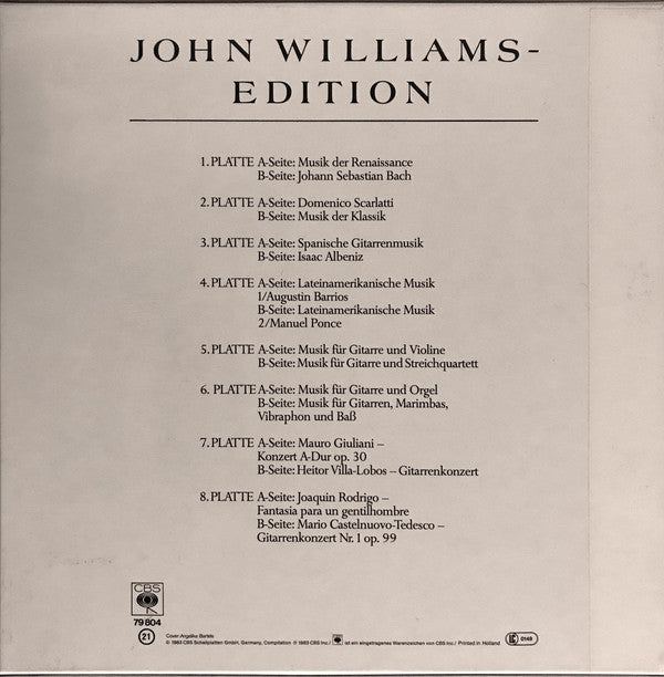 John Williams (7) : Edition (8xLP, Comp, Box)