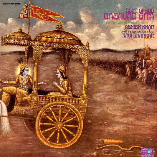 Ashish Khan*, Ravi Shankar : Song Of God - Bagavad Gita  (LP, Album, RE, Gat)