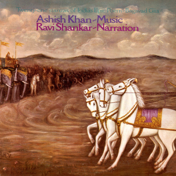 Ashish Khan*, Ravi Shankar : Song Of God - Bagavad Gita  (LP, Album, RE, Gat)