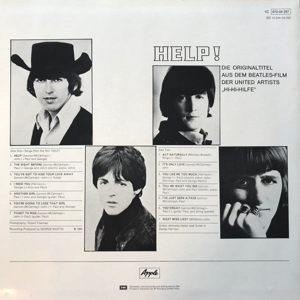 The Beatles : Help! (LP, Album)