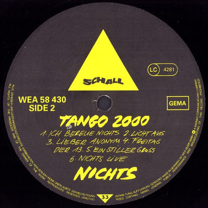 Nichts : Tango 2000 (LP, Album)