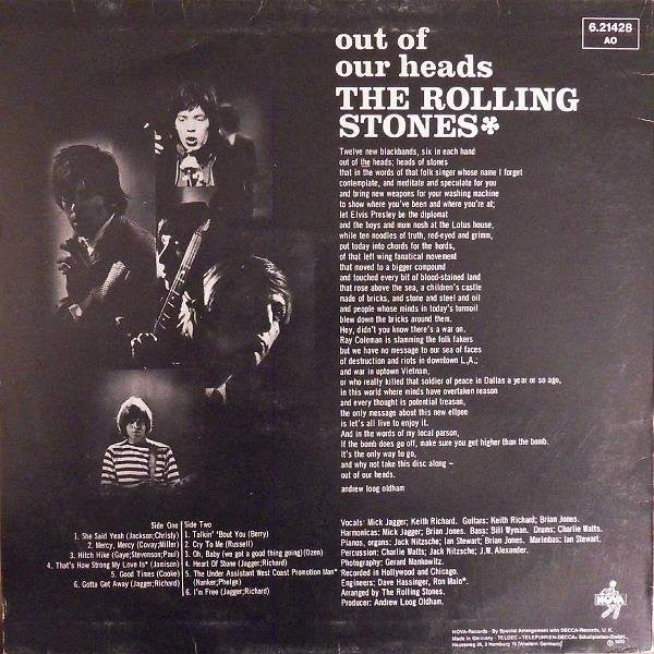 The Rolling Stones : Out Of Our Heads (LP, Album, RE)