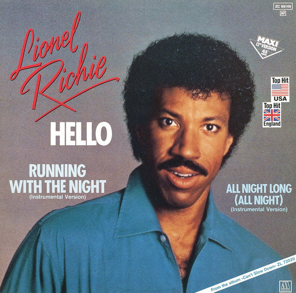 Lionel Richie : Hello (12", Maxi)