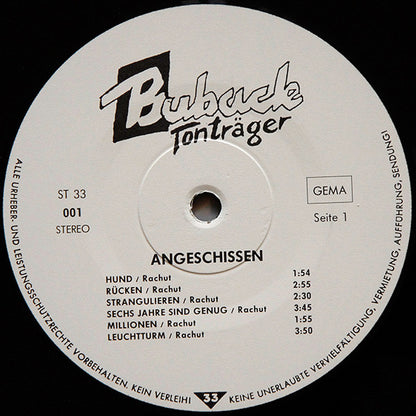 Angeschissen : Angeschissen (LP, Album)