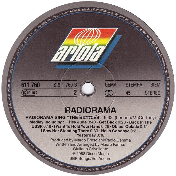 Radiorama : Bad Girls (Night Mix) (12", Maxi)