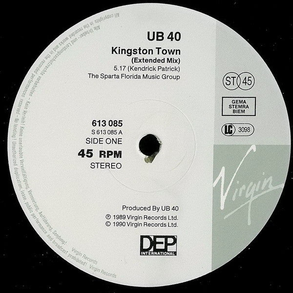 UB40 : Kingston Town (12")