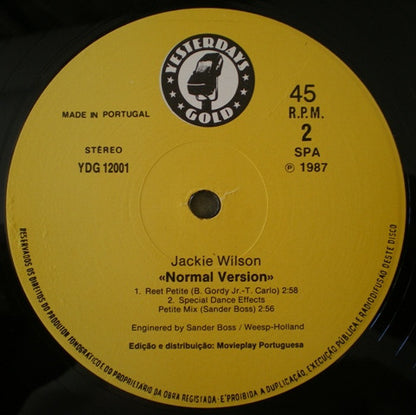 Jackie Wilson : Reet Petite (12")