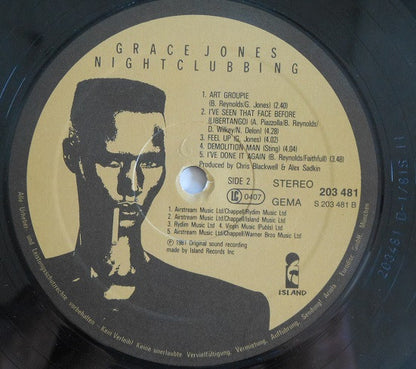 Grace Jones : Nightclubbing (LP, Album)