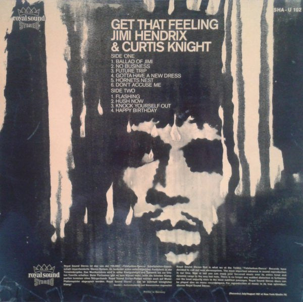 Jimi Hendrix And Curtis Knight : Get That Feeling (LP, Album)