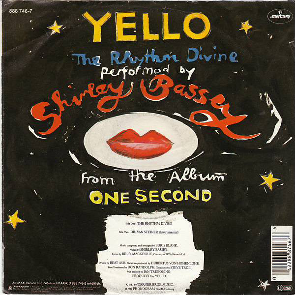 Yello, Shirley Bassey : The Rhythm Divine (7", Single)