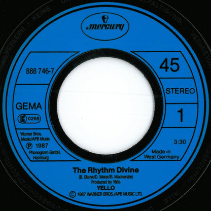 Yello, Shirley Bassey : The Rhythm Divine (7", Single)