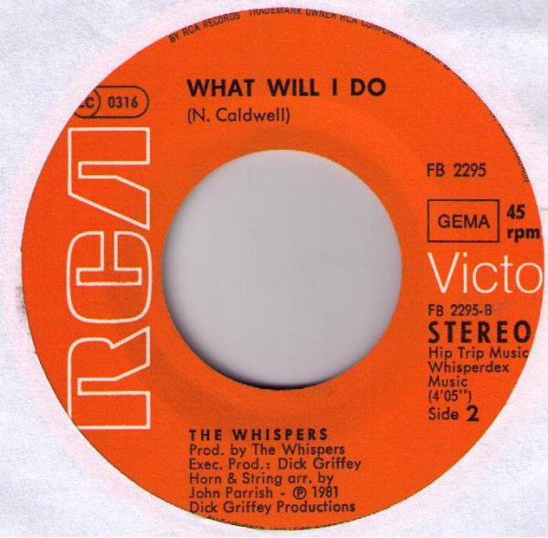 The Whispers : This Kind Of Lovin' / What Will I Do (7", Single)