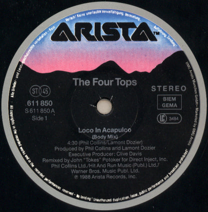 The Four Tops* : Loco In Acapulco (12", Maxi)