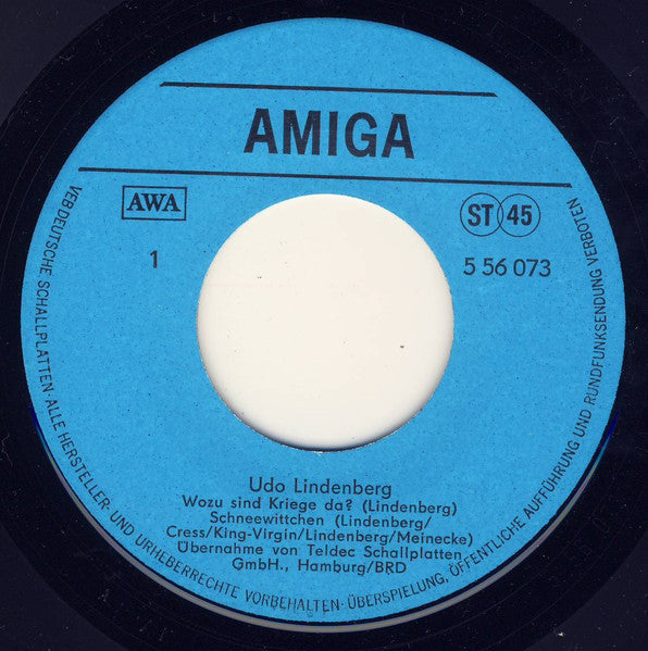 Udo Lindenberg : Udo Lindenberg (7", EP)