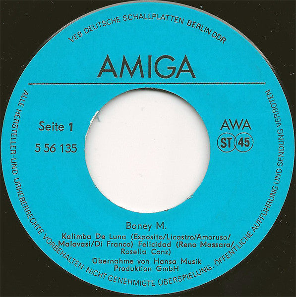 Boney M. : Boney M. (7", EP)