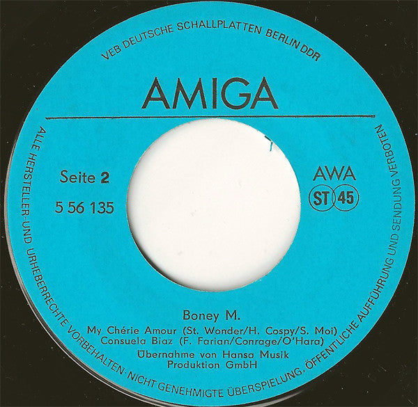 Boney M. : Boney M. (7", EP)