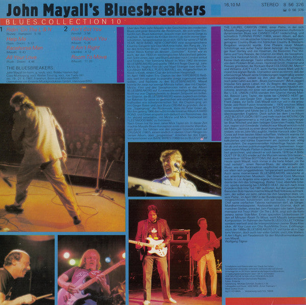 John Mayall & The Bluesbreakers : John Mayall's Bluesbreakers (LP, Album, RE)