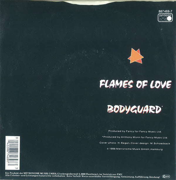 Fancy : Flames Of Love (7", Single)