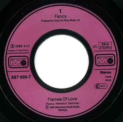 Fancy : Flames Of Love (7", Single)