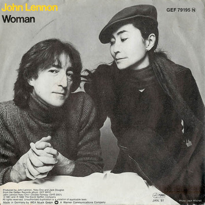 John Lennon / Yoko Ono : Woman / Beautiful Boys (7", Single)