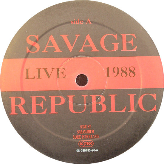 Savage Republic : ΝHΠIAΓΩΓEION - Live In Europe 1988 (LP, Album)