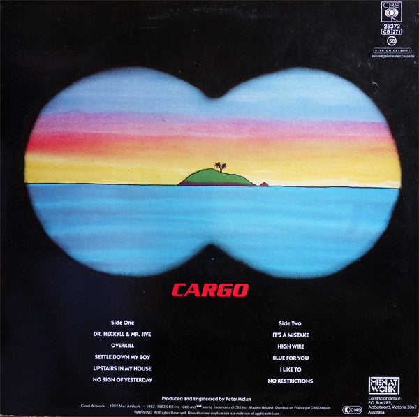 Men At Work : Cargo (LP, Album)