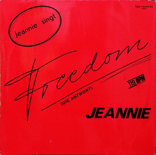 Jeannie (2) : Freedom (Die Antwort) (12", Maxi, Red)