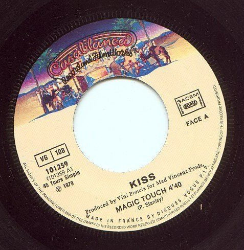 Kiss : Magic Touch (7", Single)