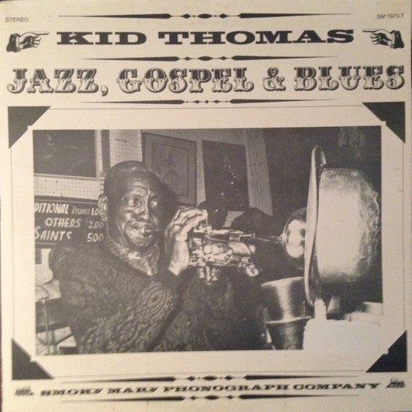 Kid Thomas* : Jazz, Gospel & Blues (Living New Orleans Jazz - 1973) (LP, Album)