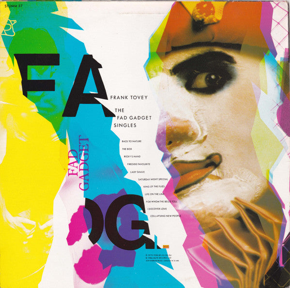 Frank Tovey : The Fad Gadget Singles (LP, Comp)