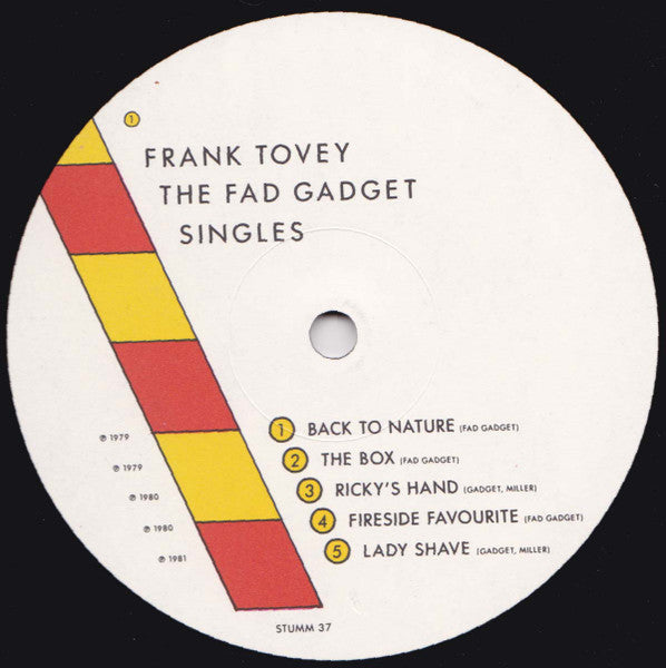 Frank Tovey : The Fad Gadget Singles (LP, Comp)