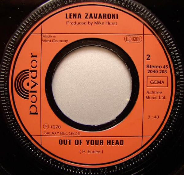 Lena Zavaroni : I Should've Listened To Mama / Out Of Your Head (7")