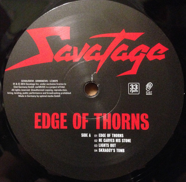 Savatage : Edge Of Thorns (2xLP, Album, RE)