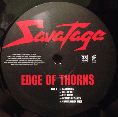 Savatage : Edge Of Thorns (2xLP, Album, RE)