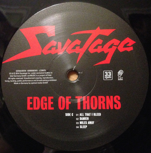 Savatage : Edge Of Thorns (2xLP, Album, RE)