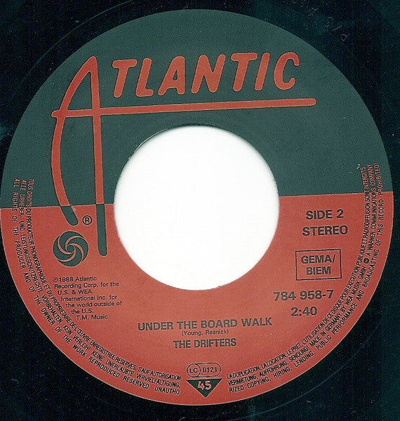 The Drifters : Save The Last Dance For Me / Under The Boardwalk (7", Single, RE)