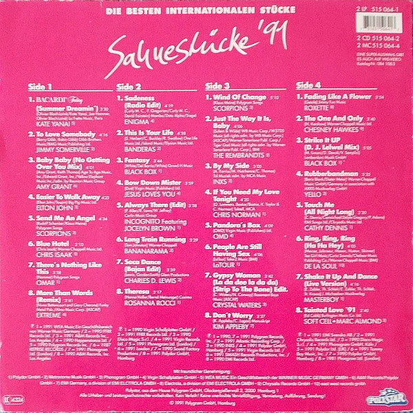 Various : Sahnestücke '91 - Die Besten Internationalen Stücke (2xLP, Comp)