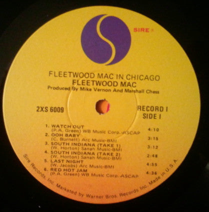 Fleetwood Mac Featuring Otis Spann / Willie Dixon / Shakey Horton* / Guitar Buddy* / J.T. Brown / Honeyboy Edwards* / S.P. Leary : Fleetwood Mac In Chicago (2xLP, Album, Club, RE, Gat)