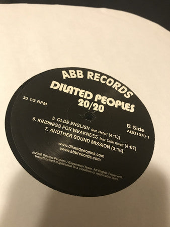 Dilated Peoples : 20/20 (2xLP, Album)