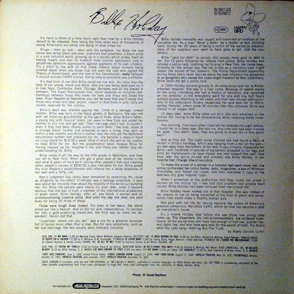 Billie Holiday : Tenderly (LP, Comp)