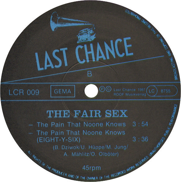 The Fair Sex : Bushman (12", Maxi)