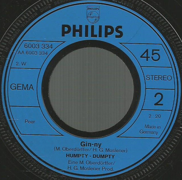 Humpty Dumpty (9) : Pauline (7", Single)