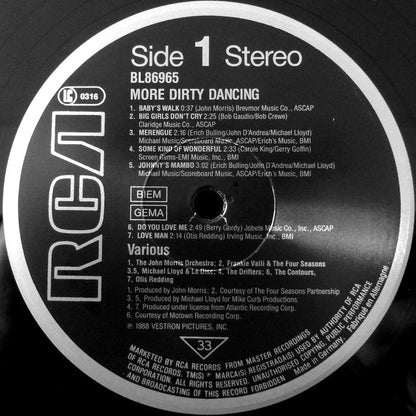 Various : More Dirty Dancing (LP, Comp)