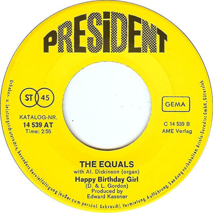 The Equals : Soul Brother Clifford / Happy Birthday Girl (7", Single)