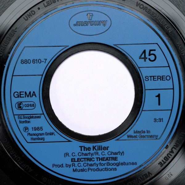 Electric Theatre : The Killer (7", Single)