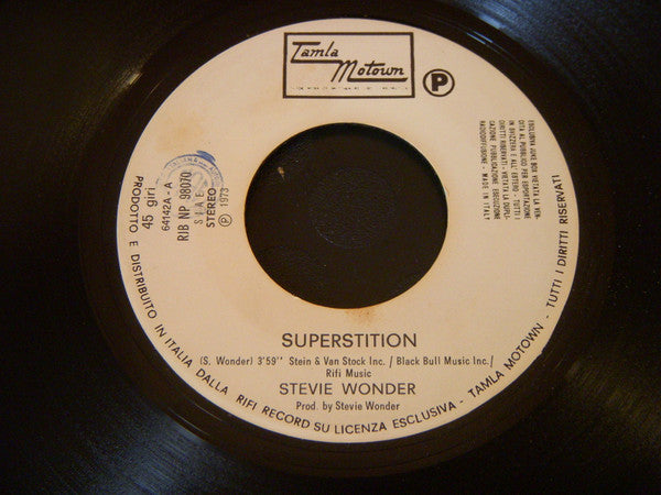 Stevie Wonder / Maria Monti : Superstition / L' Armatura (7", Jukebox)