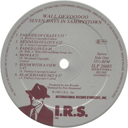 Wall Of Voodoo : Seven Days In Sammystown (LP, Album)