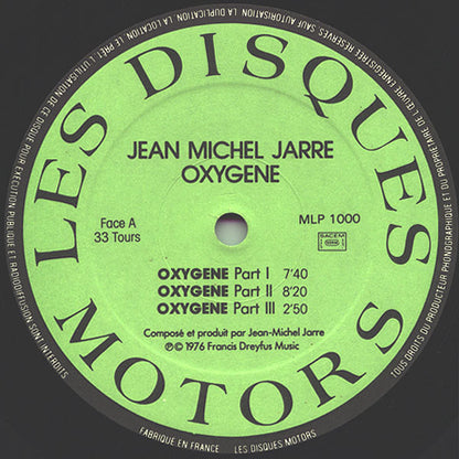 Jean Michel Jarre* : Oxygène (LP, Album, RE)