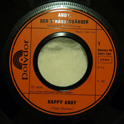 Andy Der Strassenmusikant* : Happy Andy / Happy Peter (7", Single)